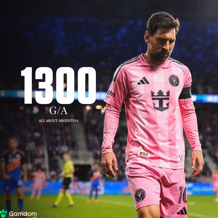 Messi ghi 1 bàn, lập hat-trick kiến tạo để đạt 'con số không tưởng