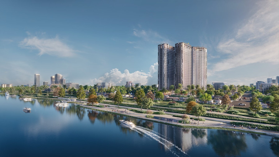 90% căn hộ Fresia Riverside có tầm nhìn bao trọn dòng sông Đồng Nai hiền hòa.