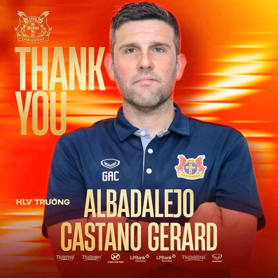 Ninh Bình chia tay HLV Albadajelo