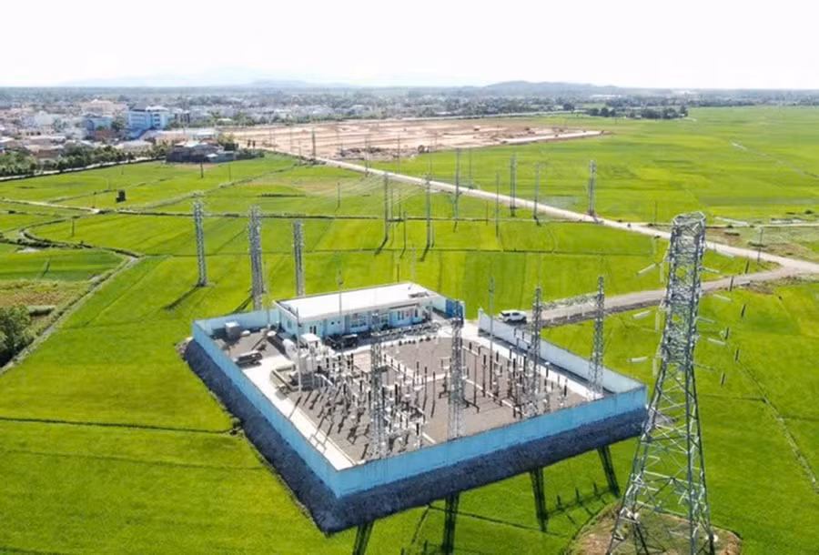 Một trạm biến áp 110kV không người trực được GLPC đầu tư xây lắp. Ảnh: T.Lợi