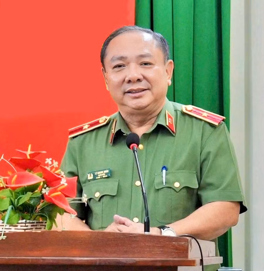 Thiếu tướng Lê Quang Nhân, Giám đốc Công an tỉnh.