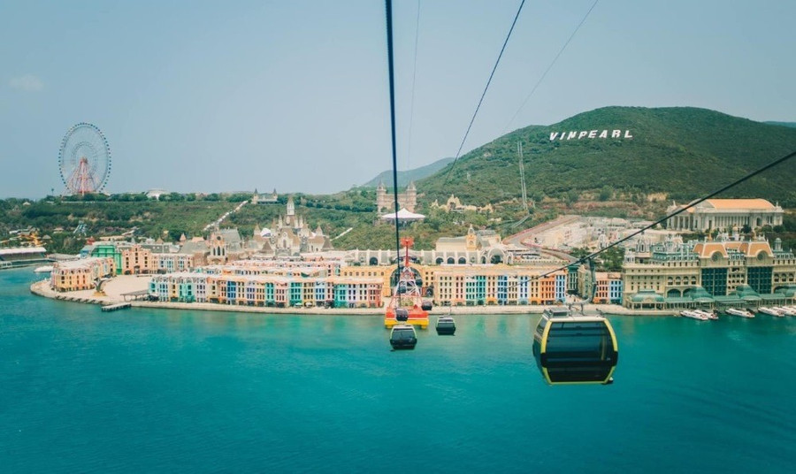 Cáp treo VinPearl, Nha Trang, Việt Nam.
