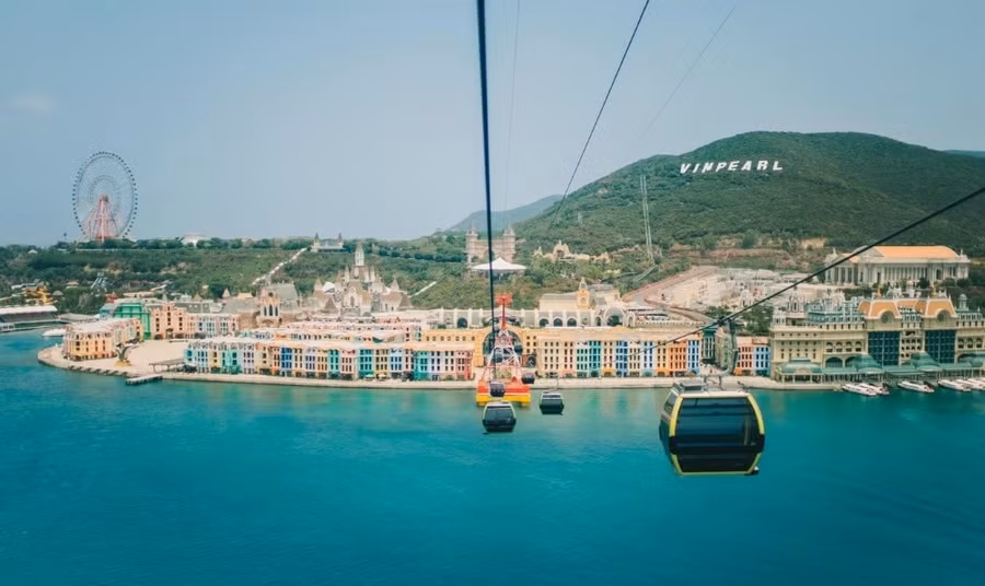 Cáp treo VinPearl, Nha Trang, Việt Nam.