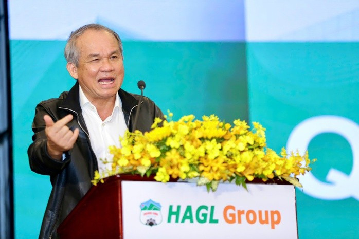 Bầu Đức tại một sự kiện ở TP HCM