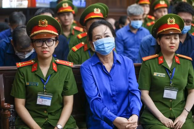 Bị cáo Trương Mỹ Lan tại tòa. Ảnh: Hoàng Triều