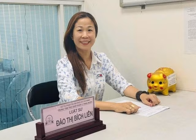 Luật sư Đào Thị Bích Liên (Văn phòng luật sư Hà Hải và cộng sự). ẢNH: NVCC