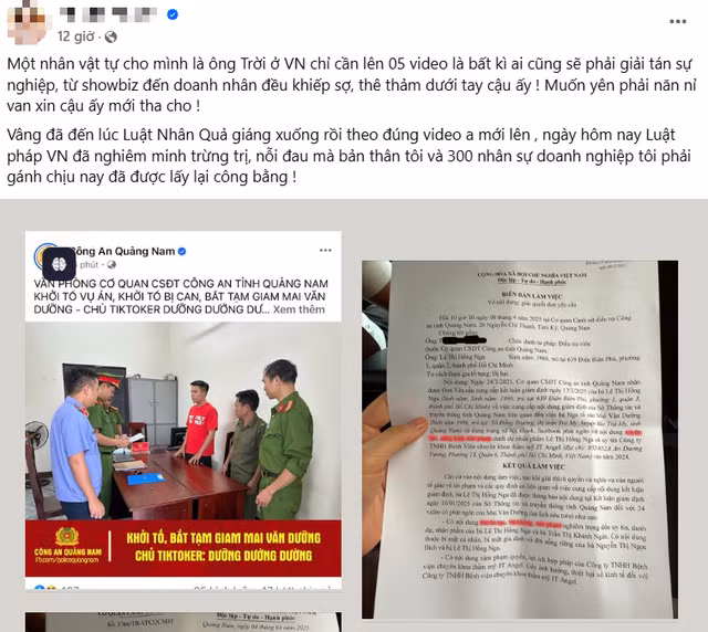 Các bài viết trên Facebook được cho là của nạn nhân ông Dưỡng, thu hút hàng ngàn lượt tương tác