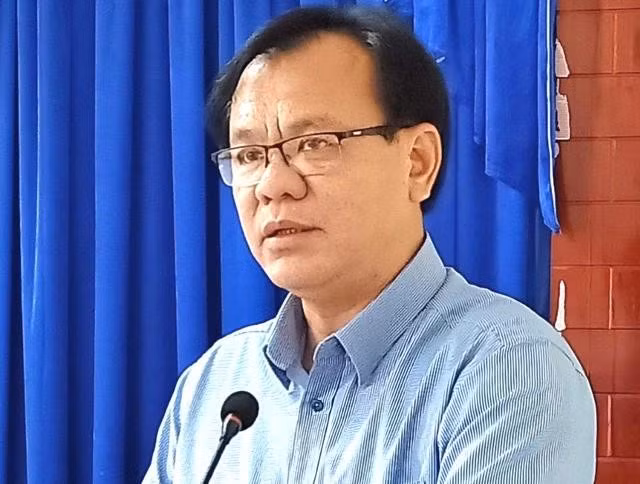 Ông Bùi Quốc Nam, Giám đốc Sở Y tế Bạc Liêu, bị khởi tố về hành vi vi phạm quy định về đấu thầu gây hậu quả nghiêm trọng. ẢNH: CTV