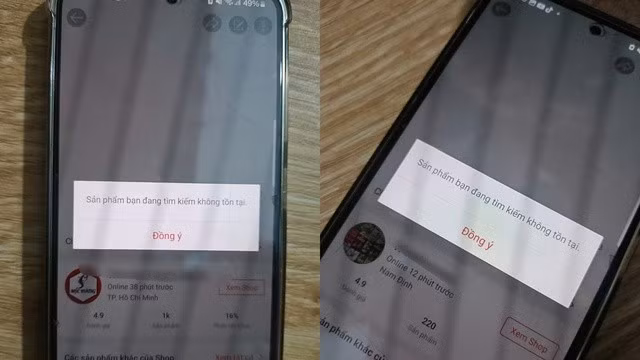 Các sản phẩm lần lượt "bay màu" trên sàn thương mại điện tử