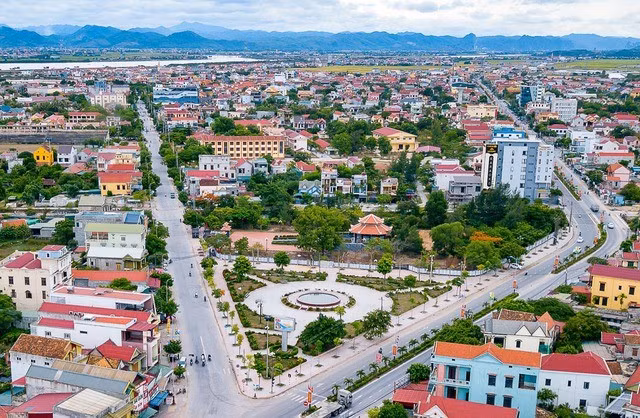 Thị xã Ba Đồn (tỉnh Quảng Bình). Ảnh: Hoàng Phúc