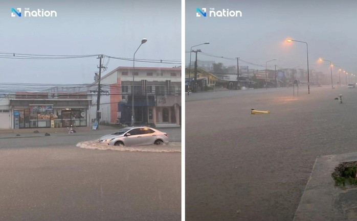 Thái Lan dự báo mưa lớn và gió mạnh trên khắp nước. Ảnh: The Nation Thái Lan dự báo mưa lớn và gió mạnh trên khắp nước. Ảnh: The Nation