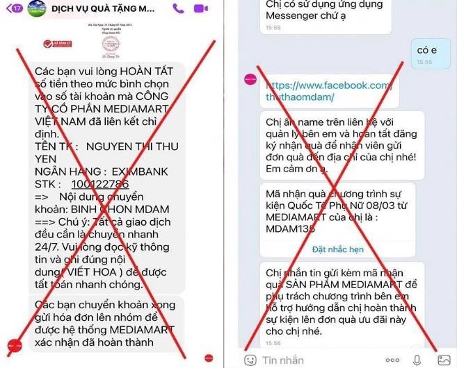 Cảnh giác trước tin nhắn tặng quà trên mạng. Ảnh nguồn vneconomy.vn canh-giac-truoc-tin-nhan-tang-qua-tren-mang-anh-nguon-vneconomyvn.jpg