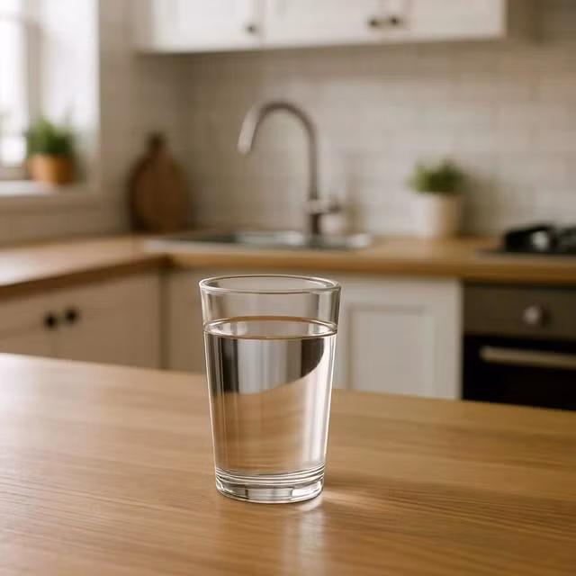 Hãy tập thói quen uống nước đều đặn cả ngày. Ảnh: AI