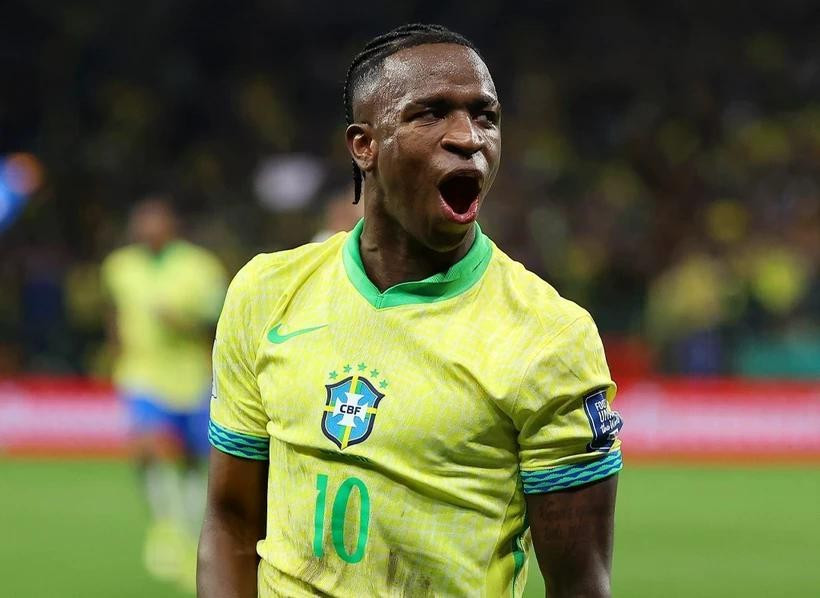 Vinicius lập công giúp Brazil giành quyền dự World Cup 2026. ddtt.jpg