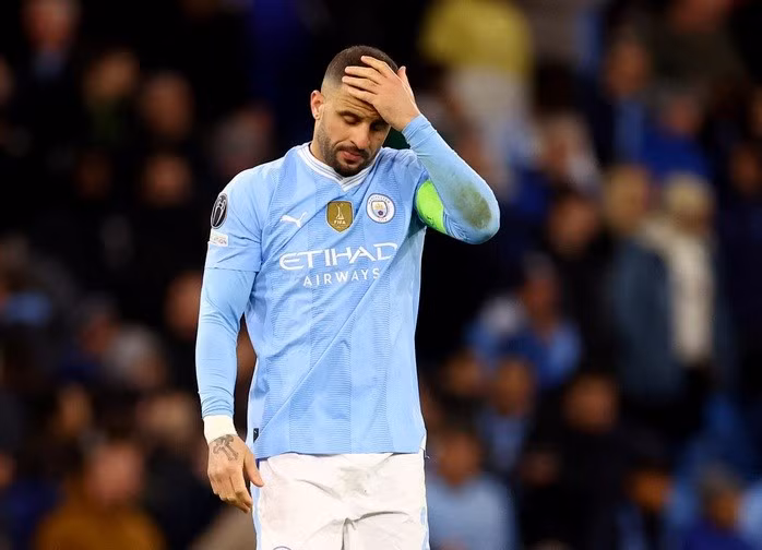 Kyle Walker không còn trong kế hoạch của Pep Guardiola