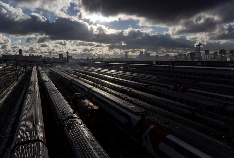 Toa tàu của Đường sắt Nga tại Moscow, Nga. Ảnh minh họa: REUTERS toatau.png