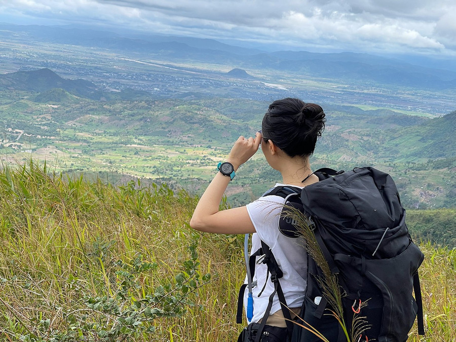 Để có được những hình ảnh đẹp về du lịch Gia Lai, phóng viên liên tục "xách balo lên và đi". 4t.jpg