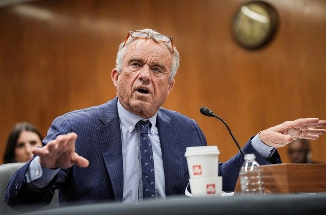 Bộ trưởng Y tế Mỹ Robert F. Kennedy Jr. Ảnh: REUTERS my.jpg