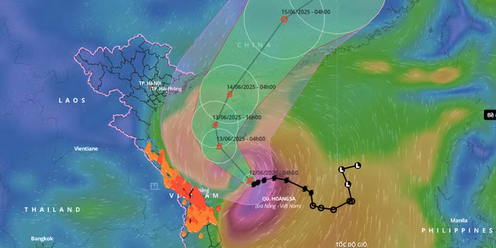 Bão số 1 dự báo gây mưa lớn ở miền Trung, Tây Nguyên