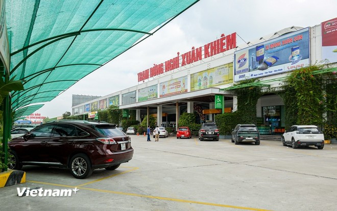 Trạm dừng nghỉ Xuân Khiêm trên đoạn tuyến cao tốc Cao Bồ-Mai Sơn được đưa vào vận hành, khai thác. (Ảnh: Việt Hùng/Vietnam+) Trạm dừng nghỉ Xuân Khiêm trên đoạn tuyến cao tốc Cao Bồ-Mai Sơn được đưa vào vận hành, khai thác. (Ảnh: Việt Hùng/Vietnam+)