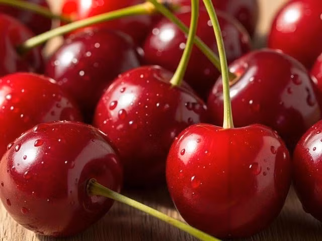 Trái anh đào chứa nhiều dưỡng chất có tác dụng giảm tần suất và mức độ nghiêm trọng của cơn đau gout. ẢNH: AI