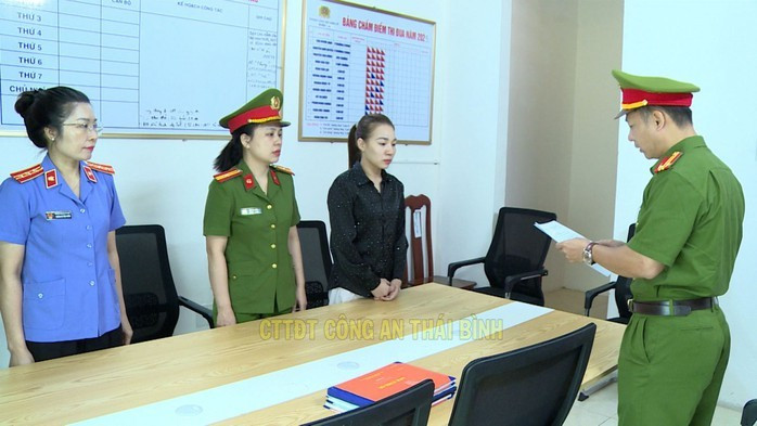 Nguyễn Thị Mai tại Cơ quan Cảnh sát điều tra Nguyễn Thị Mai tại Cơ quan Cảnh sát điều tra