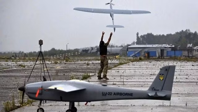 Một mẫu UAV đa năng của Ukraine. ẢNH: REUTERS