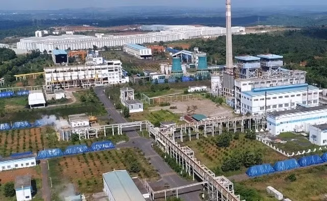 Toàn cảnh nhà máy alumin Nhân Cơ - Đắk Nông. ẢNH: C.T.V