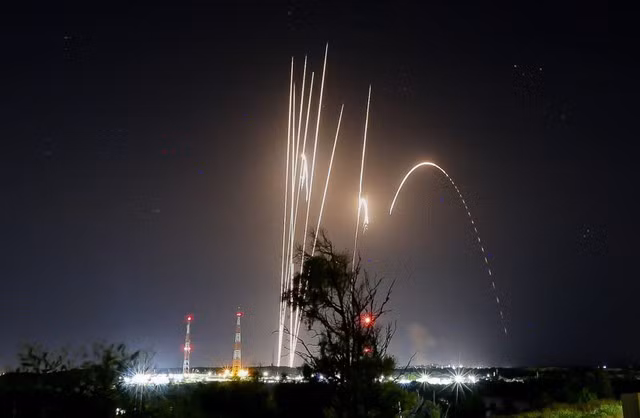 Hệ thống phòng không đa tầng, được phát triển với sự hỗ trợ của Mỹ, cung cấp cho Israel một số lựa chọn bổ sung để bắn hạ UAV và tên lửa tầm xa của Iran. Ảnh: Flash90