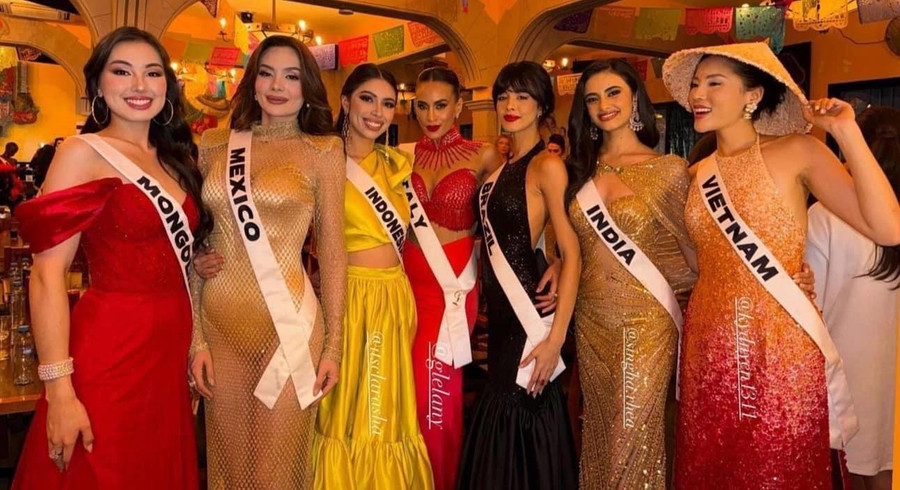 Nguyễn Cao Kỳ Duyên lên đường sang Mexico dự thi Hoa hậu Hoàn vũ 2024 từ cuối tháng 10 vừa qua. Trong khoảng 2 tuần nhập cuộc, người đẹp tích cực tham gia các hoạt động bên lề cuộc thi cùng hơn 100 thí sinh đến từ nhiều quốc gia và vùng lãnh thổ trên thế giới. ẢNH: CHỤP MÀN HÌNH