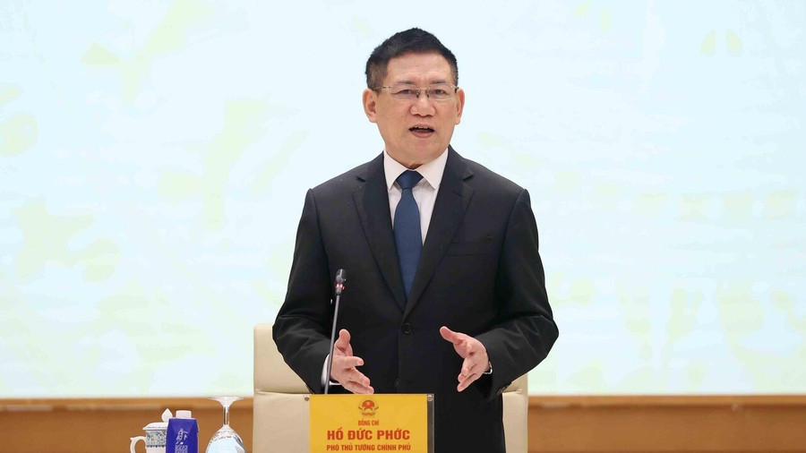 Phó Thủ tướng Chính phủ Hồ Đức Phớc làm Trưởng ban Chỉ đạo điều hành giá. Ảnh: An Văn Đăng/Nguồn TTXVN 11pho-thu-tuong.jpg