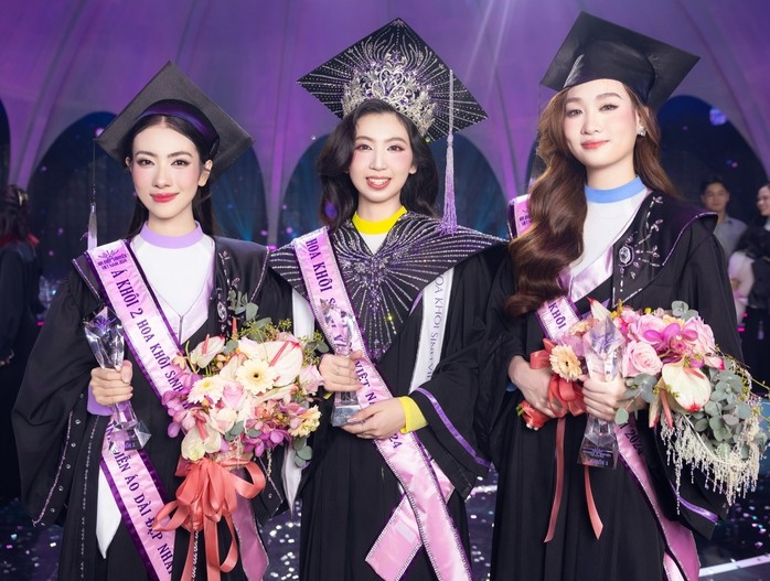 Hoa khôi và 2 Á khôi của cuộc thi Hoa khôi Sinh viên Việt Nam 2024 Hoa khôi và 2 Á khôi của cuộc thi Hoa khôi Sinh viên Việt Nam 2024