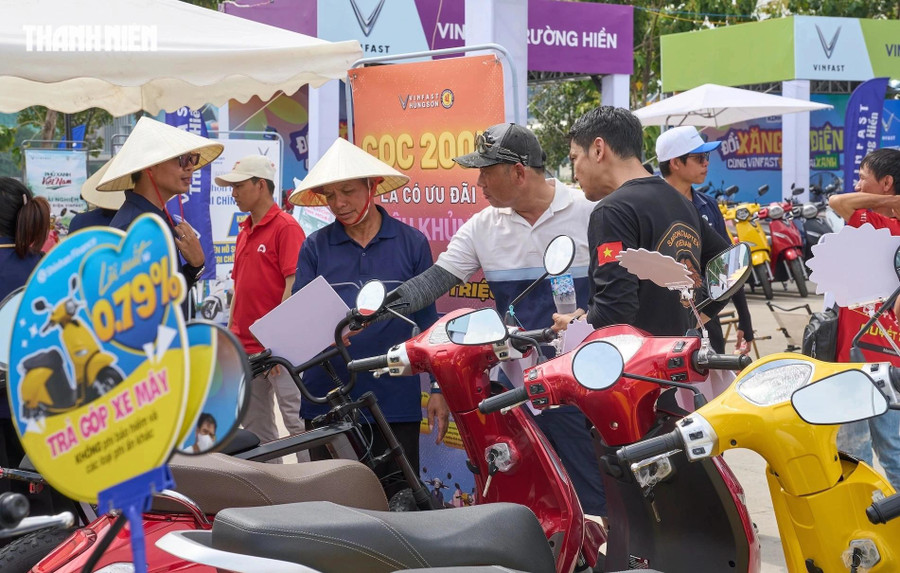 Doanh số xe máy điện toàn cầu đạt 9,8 triệu xe trong năm 2025, mức cao nhất từ trước đến nay. Ảnh: Chí Tâm