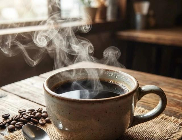 Tốt nhất nên đợi khoảng 60 - 90 phút sau khi thức dậy rồi mới uống cà phê. Ảnh: AI