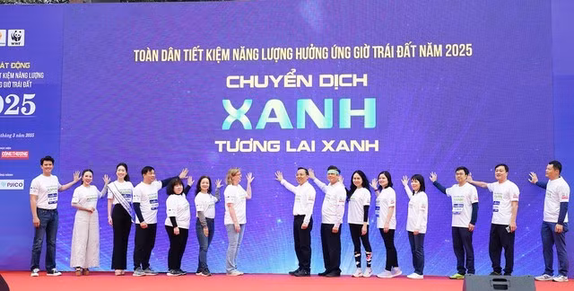Bộ Công Thương tổ chức Lễ phát động "Toàn dân tiết kiệm năng lượng hưởng ứng Giờ Trái đất năm 2025".