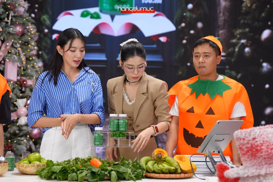 Thùy Tiên, Hằng Du Mục và Quang Linh vướng tranh cãi sau loạt quảng cáo kẹo rau củ.