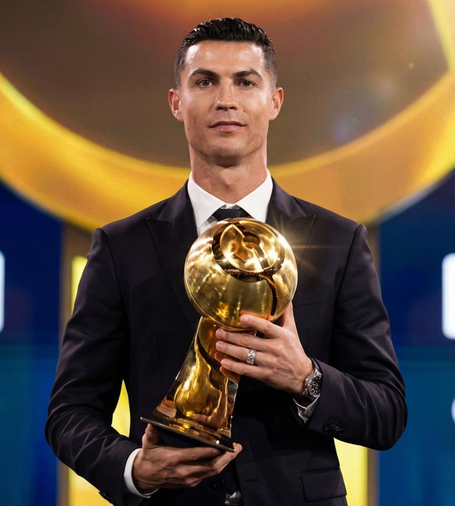 Cristiano Ronaldo giành giải thưởng Cầu thủ hay nhất Trung Đông 2025.
