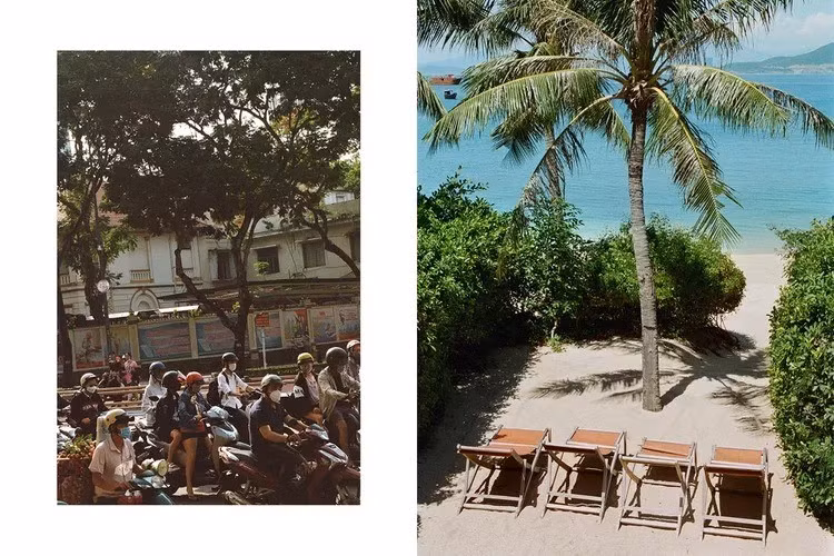 Đường phố hối hả của Sài Gòn và những bãi biển bình yên của Việt Nam. ẢNH: CHRIS WALLACE