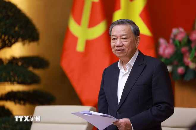 Tổng Bí thư Tô Lâm. (Ảnh: Dương Giang/TTXVN)