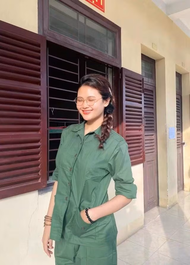 Nhan sắc đời thường của Huỳnh Ngọc Kim Ngân. Ảnh: FBNV