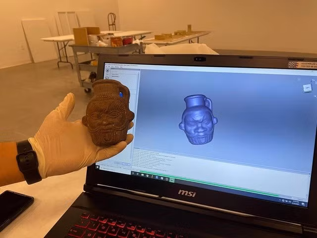 Một chiếc cốc Bes được sử dụng trong nghiên cứu - Ảnh: Cassidy Delamarter