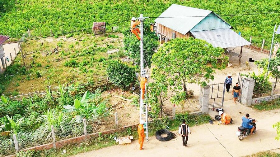 Electricity will be supplied to Canh Tien village, Canh Lien commune in May 2025. Photo: Hai Yen them2.jpg