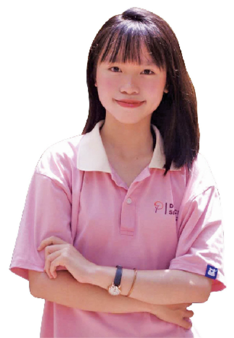 Em Lê Nguyễn Ái Vân tích cực tổ chức và tham gia các hoạt động thiện nguyện, đóng góp cho cộng đồng. Ảnh: NVCC