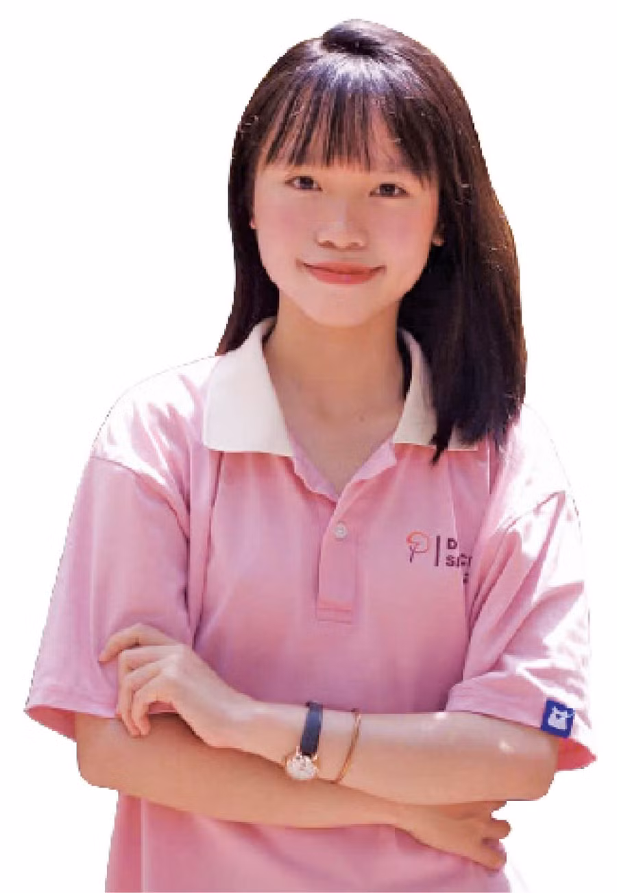 Em Lê Nguyễn Ái Vân tích cực tổ chức và tham gia các hoạt động thiện nguyện, đóng góp cho cộng đồng. Ảnh: NVCC