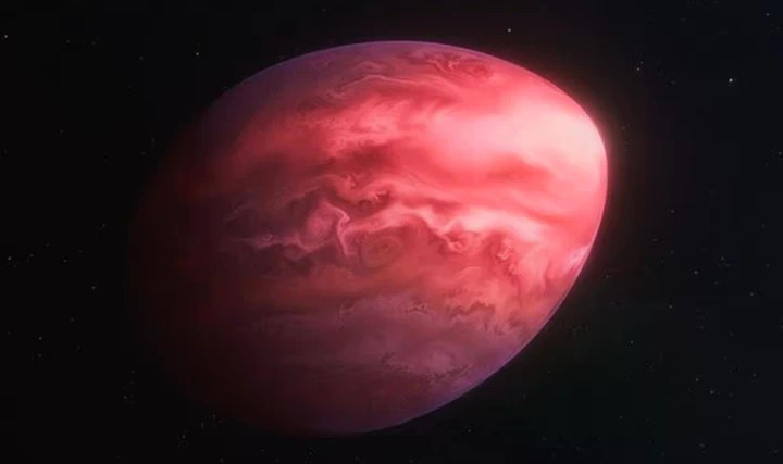 Hình ảnh hành tinh hình quả chanh có tên PSR J2322–2650b. (Ảnh: Dailymail)