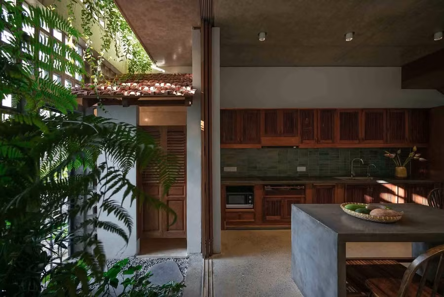 Thiết kế chú trọng mối quan hệ giữa con người và thiên nhiên.