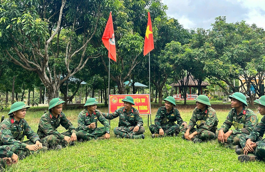 Tiểu đoàn Bộ binh 50 (Trung đoàn 991, Bộ Chỉ huy Quân sự tỉnh Gia Lai) luôn chú trọng bảo đảm hậu cần, kỹ thuật và đời sống bộ đội. Ảnh: T.D