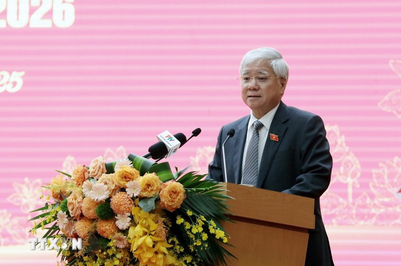 Ủy viên Bộ Chính trị, Phó Chủ tịch Thường trực Quốc hội Đỗ Văn Chiến. (Ảnh: Tạ Toàn/TTXVN)