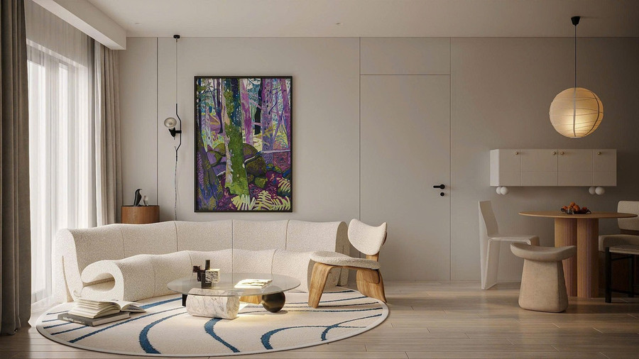 Gia chủ không đưa ra nhiều ràng buộc cụ thể về màu sắc, thói quen sinh hoạt hay concept chi tiết, mà đặt trọn niềm tin vào đội ngũ thiết kế.