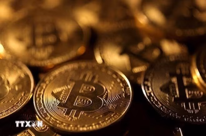 Đồng tiền kỹ thuật số Bitcoin. (Ảnh: Reuters/TTXVN)